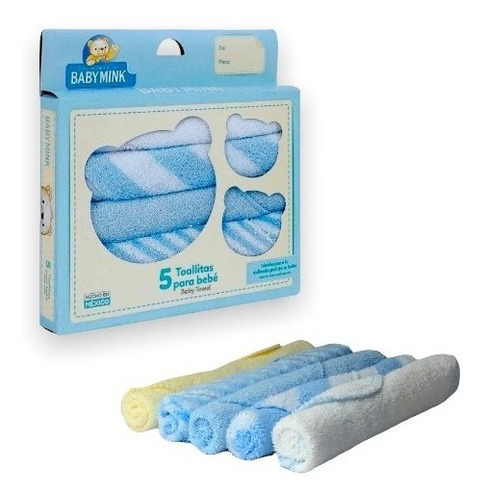 Toallitas Faciales De Bebé Suaves Absorbentes Baby Mink 5pz