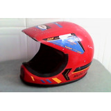 Casco De Motocross Antiguo Infantil