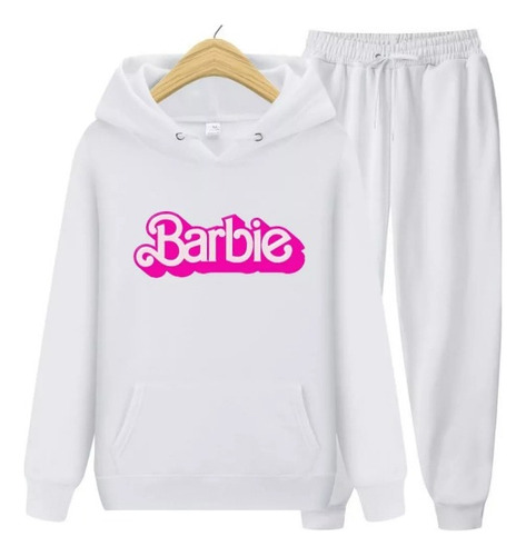 Conjunto Blusa E Calça Moletom Barbie