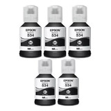 5 Refil Tinta Para Epson M1120 M1180 M3180 T534 T534120 