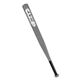 Bate Beisbol Aluminio Liviano Deporte Practica 70cm Color Gris