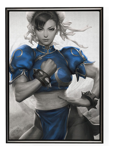 Cuadro Impresión Digital Lienzo: Street Fighter - Chun Li 