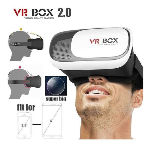 Lentes De Realidad Virtual 3d Vr Box