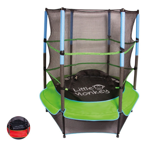 Trampolin Brincolin Infantil Tumbling Juego Rojo 1.4m Color Verde