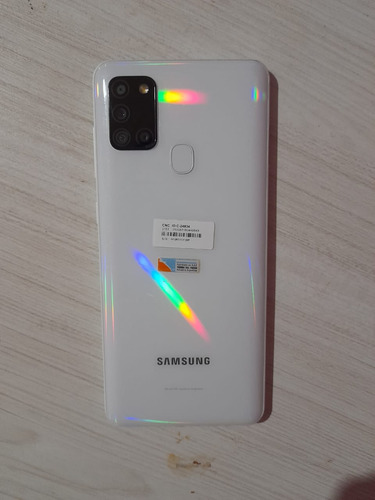 Celular Samsung A21s Blanco 128gb 4ram 