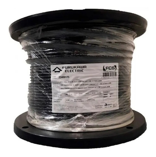 Cable Utp Furukawa Multilan 305m Cat 6 Exterior 100% Cobre