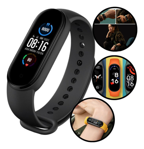 Pulseira Silicone Premium Para Xiaomi Mi Band 6 Lançamento