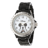 Reloj Mujer Disney W000501 Cuarzo 41mm Pulso Negro