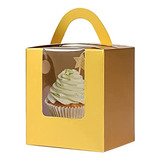 Nplux Cajas Para Cupcakes, Porta Cupcakes Individual Con Ins