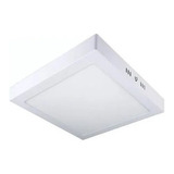 Pack X 5 Panel Plafon Aplicar Cuadrado Led 18w Luz Desing