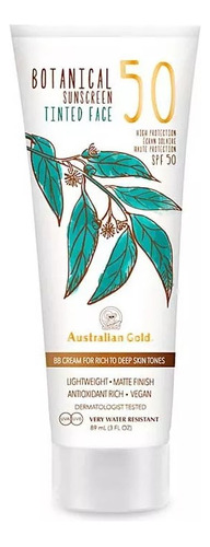 Australian Gold Botanical Spf 50 Tinted Face Bb Cream