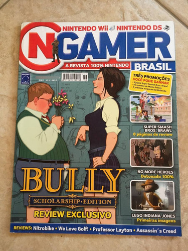 Revista Nintendo Gamer 9 Bully Super Smash Bros Star 913h