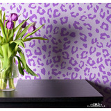 Stencil Leopardo S Plantilla Decorativa Reusable Para Pintar