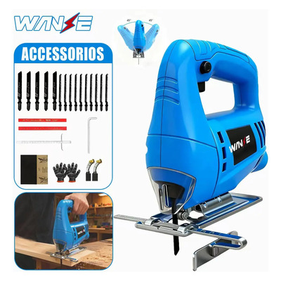 Sierra Caladora Wanse de 780W con 20 Accesorios para Madera y Metal | Envío gratis