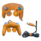 Control Nintendo Gamecube Naranja Original Garantizado