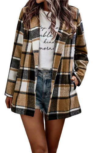 Ropa De Mujer De Primavera Y Otoño, Chaqueta De Lana, Blusa