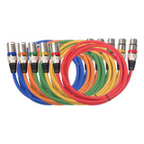 Cable De 3.2 Pies, 5 Paquetes De Colores: Cable