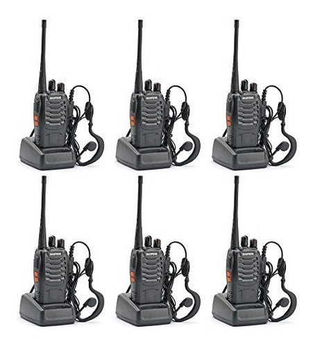 Radio Teléfono Baofeng Bf-888s 2 Vias Paquete X 6 Originale