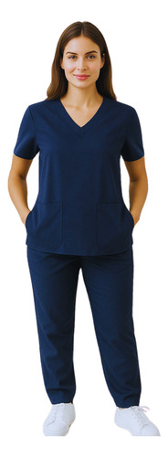 Pijama Cirúrgico Conjunto Hospitalar Scrub Unissex Oxford