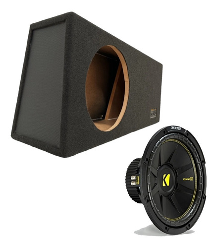 Cajón Con Subwoofer Kicker 12 Pulgadas Cwcd124 600w