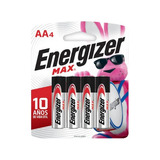 Pila Aa Energizer Blister Con 4 Pzas