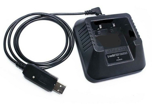 Cargador Usb Para  Radio Baofeng Uv-5r