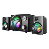 Caixa De Som Subwoofer Home Theater 2.1 Bluetooth Rádio Fm