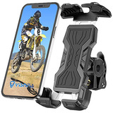 Visnfa New Bike Phone Mount Holder Two Connectors For Handle