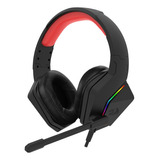 Headset Gamer Redragon Paris Rgb 7.1 50mm Preto - H390-rgb