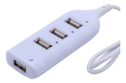 Distribuidor Multihub Con Cable Micro Usb 2.0 De 4 Puertos