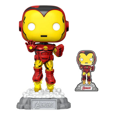 Funko Pop Iron Man + Pin Marvel Avengers Exclusivo | Meses sin interés