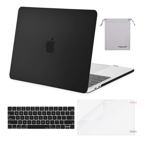 Carcasa Rigida Para Macbook Pro 13 2020 2019 2018 Negra