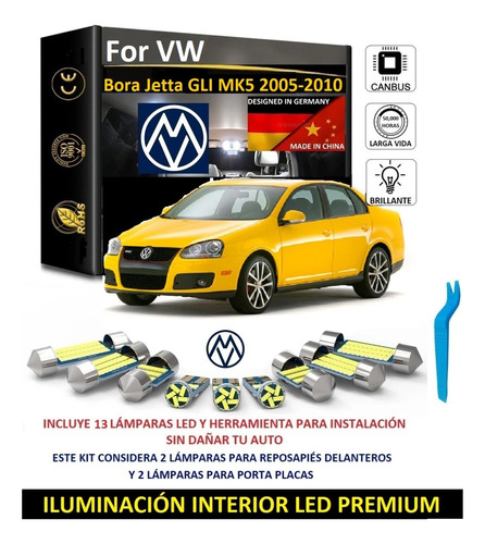 Ext Kit Iluminación Interior Premium Led Blanco Bora Gli Mk5