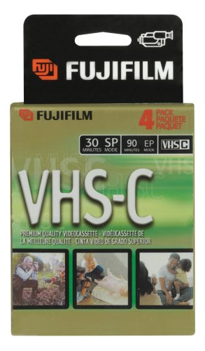 Fuji Pro Tc-30recordable Cintas De Casete Vhs (4pack H/t)