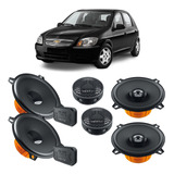 Kit 4 Alto-falantes 5'' Hertz Italiano 280w Rms - Gm Celta