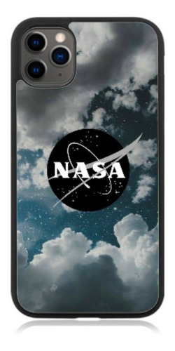 Funda Protector Para iPhone Nasa Logo Nubes Cielo