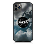 Funda Protector Para iPhone Nasa Logo Nubes Cielo