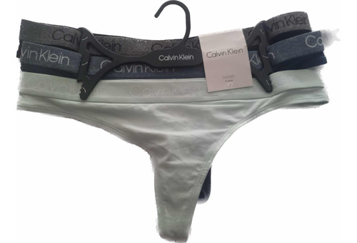 Tangas Calvin Klein Originales 3 Piezas Talla M