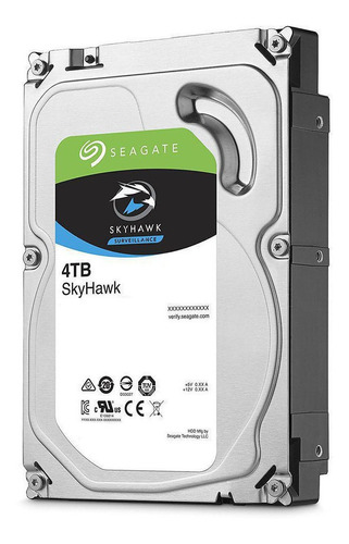 Hd Seagate Skyhawk Surveillance 4tb Sata Iii 256mb 5400rpm Cor Cinza