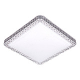 Plafon Led Efeito Cristal 40x40cm 24w Orion Cor Branco Frio