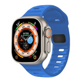 Correa De Silicona Para Apple Watch Ultra Series 8 7 Se 6 5