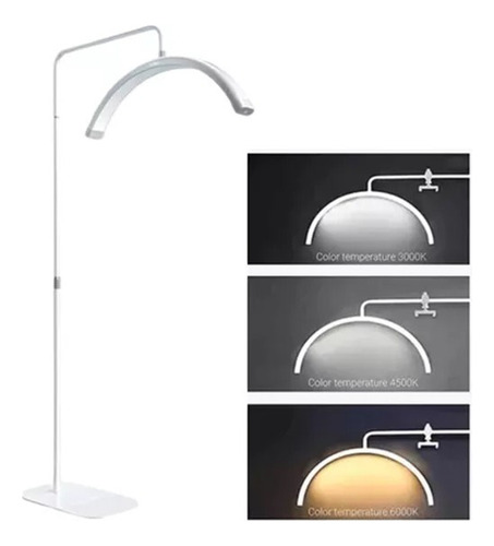 Lampara Luz Led Media Luna Profesional Con Soporte