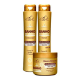 Kit Shampoo, Condicionador E Máscara Banho Verniz Belkit