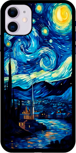 Funda Para Celular Diseño Noche Estrellada Van Gogh #2