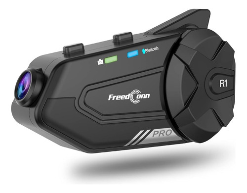 Intercomunicador Para Casco Moto Freedconn R1pro Con Video2k