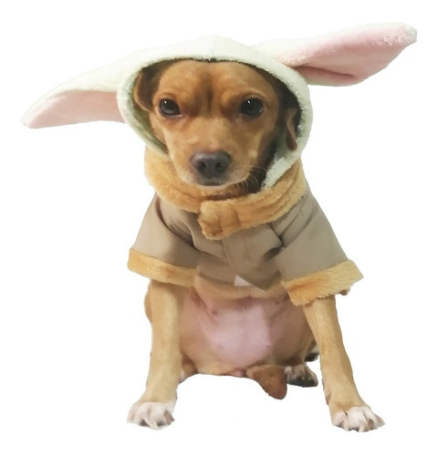 Disfraz  Baby Yoda Para Perro Talla Grande