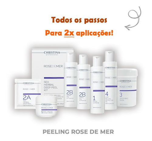 2x Peeling Rose De Mer Do Mar Morto - Envio Imediato