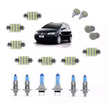 Kit Lâmpadas Fiat Idea 2006/2010 Super Brancas 8500k + Leds