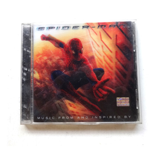 Spiderman Tobey Cd Soundtrack Tapa 3d Holografica Original