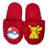 Pantuflas De Pokemon Pikachu Y Pokebola Moda Geek